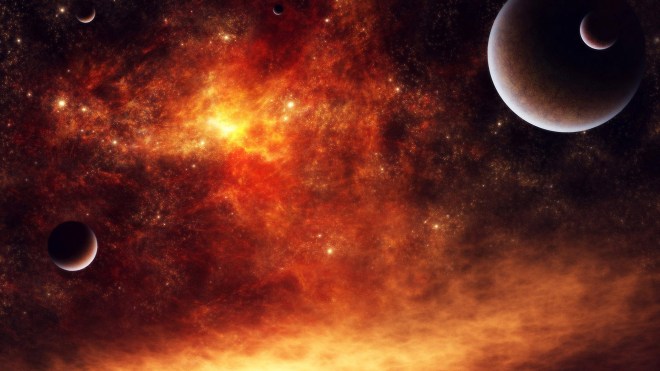 red planets in the universe